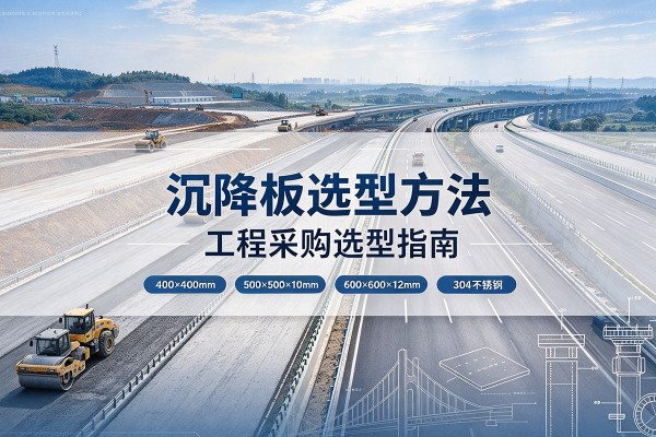 武清区沉降板选择方法