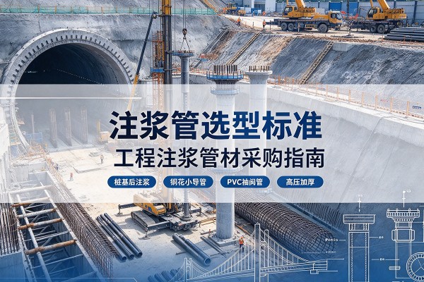 武清区注浆管选型标准