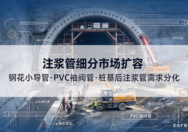 武清区注浆管细分市场扩容，隧道钢花小导管、PVC 袖阀管、桩基后注浆管需求分化